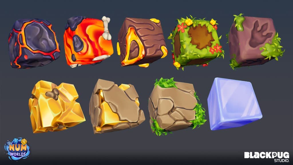 Cubes numériques du Crétacé