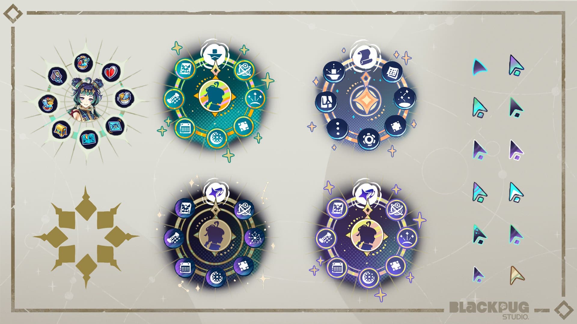 Radial menu concept